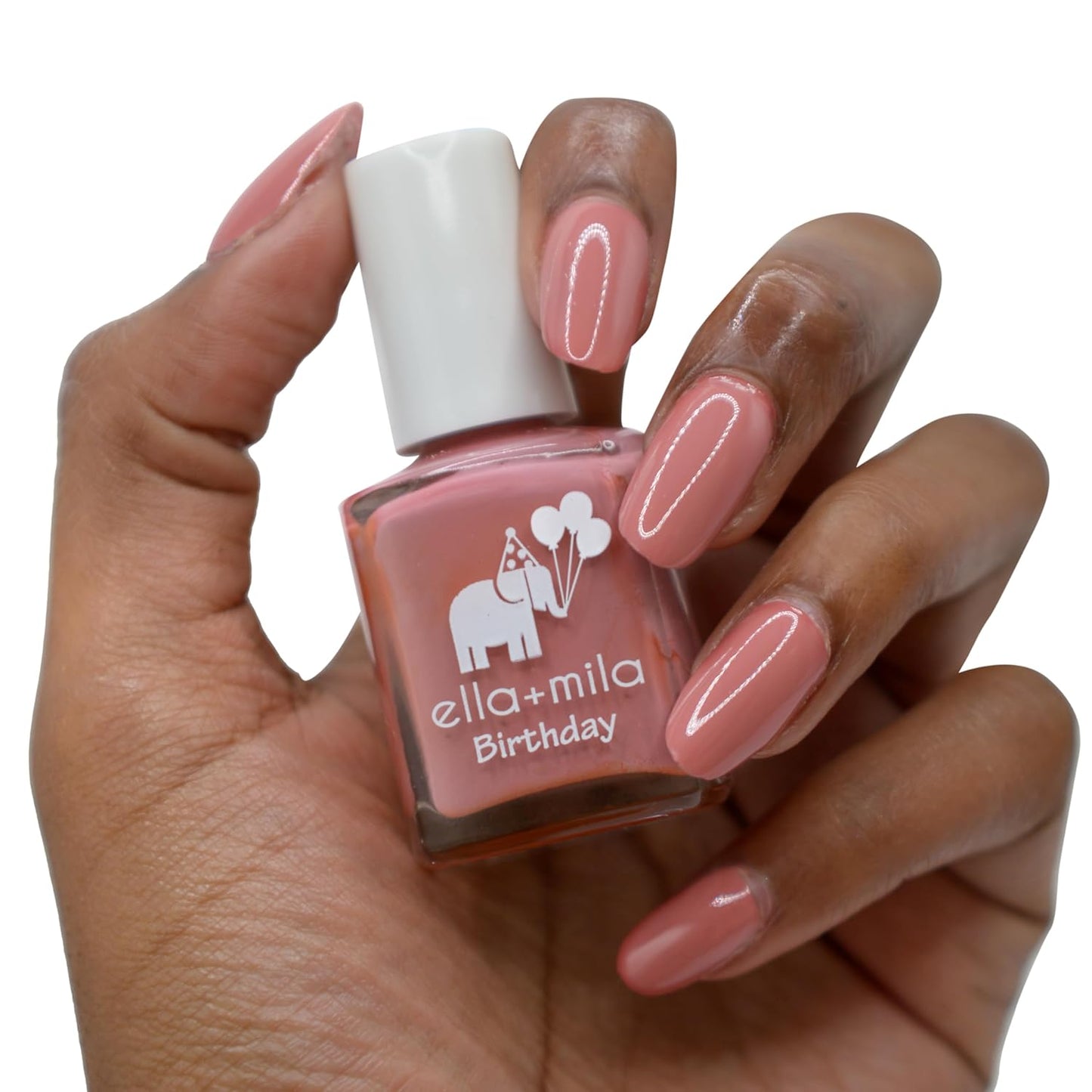 ella+mila Professional, Quick Dry, Long-Lasting & Chip-Resistant Pink Nail Polishes (Sixth Fix - 0.45 fl oz)