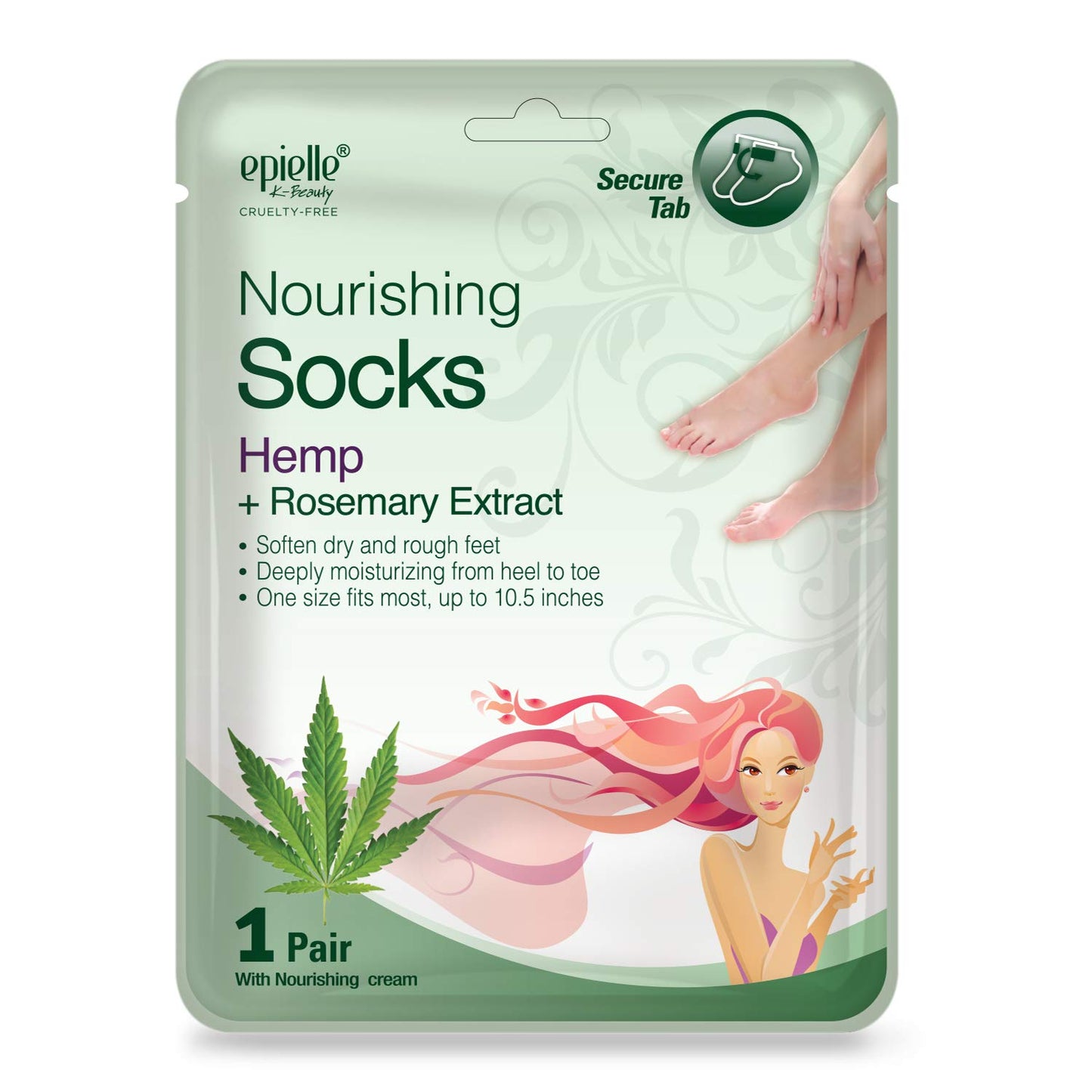 Epielle Relaxing & Nourishing Hand & Foot Masks for Dry, Overworked Skin, Self Care Gifts for Women, Spa Kit, Stocking Stuffers, Thanksgiving Essentials, 6 Moisturizing Gloves & 6 Moisturizing Socks