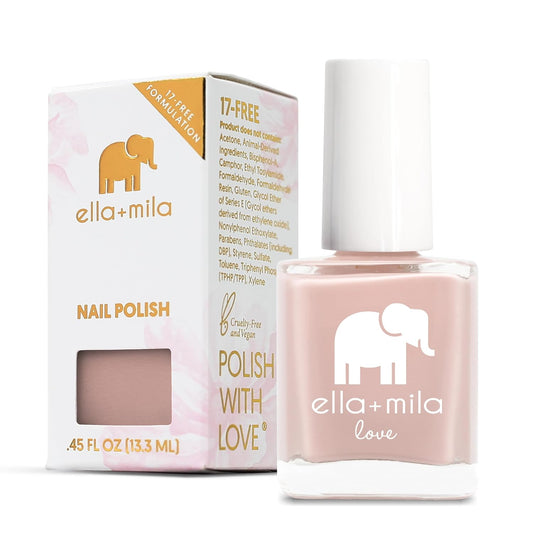 ella+mila Professional, Quick Dry, Long-Lasting & Chip-Resistant Pink Nail Polishes (Pour the Bubbly - 0.45 fl oz)