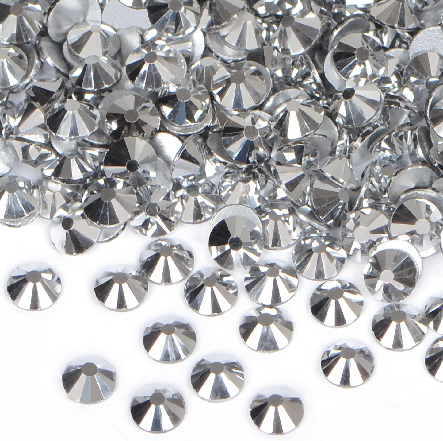 288PCS Art Nail Rhinestones Non Hotfix Glue Fix Round Crystals Glass Flatback for DIY Jewelry Making with one Picking Pen (ss30 288pcs, Labrdor)