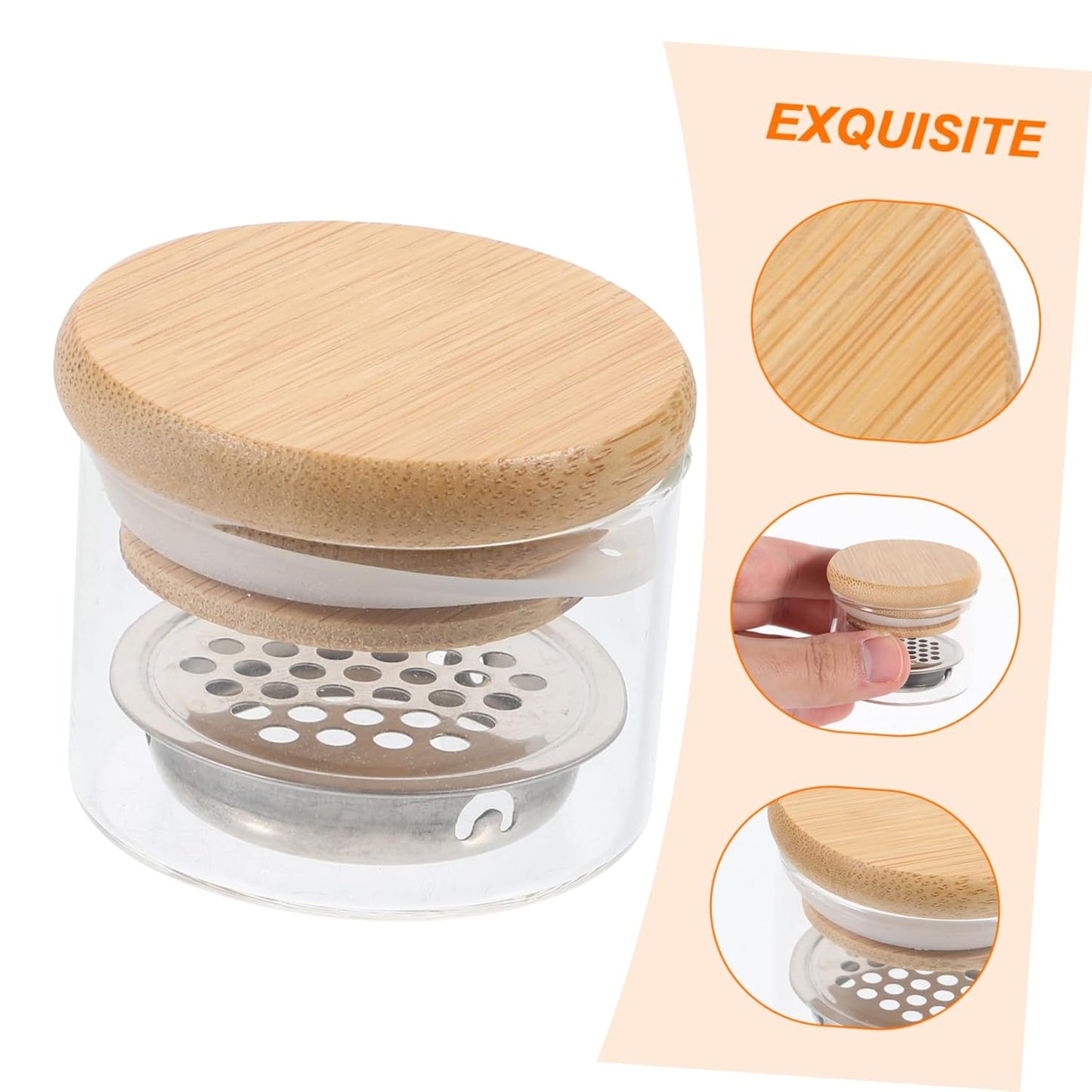 Veemoon Nail Soaking Bowl Glass Nail Dish Cup French Manicure Gel Polish Holder