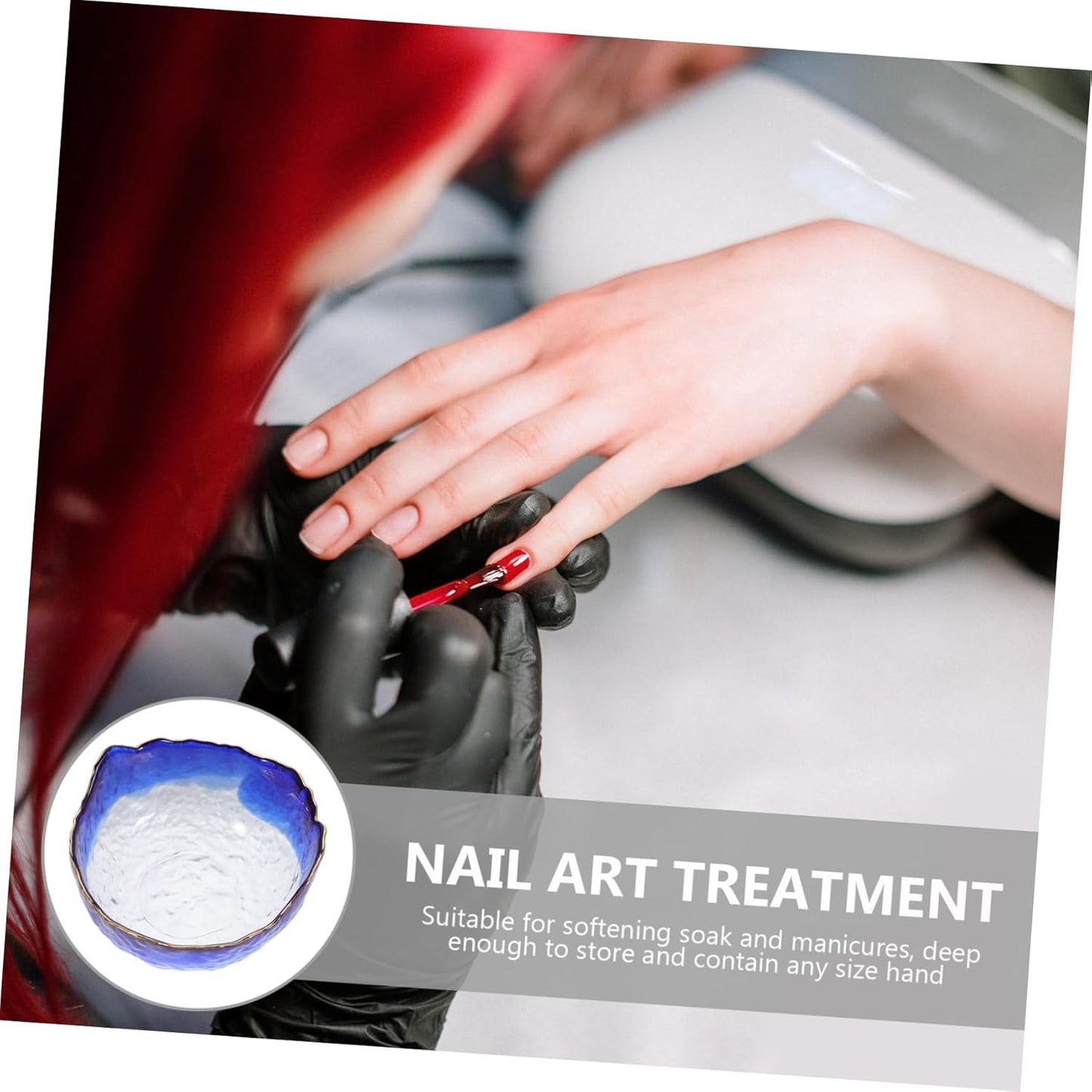 Nail Soaking Bowl Manicure Hand Bowl for Nail Art Supplies for Hand Care