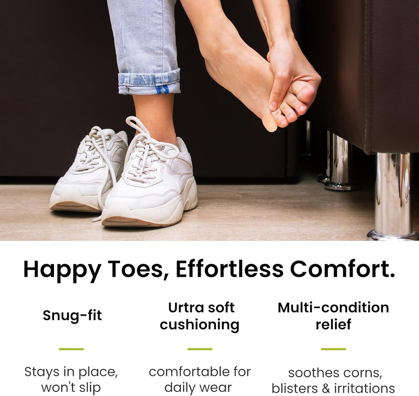 Bukihome 8 Pcs Gel Toe Cap, Pinky Toe Protector for Women Men - Cushions and Protects to Cover Toes, Relief Toe Pain from Ingrown Toenails, Corns, Blisters, Hammer Toes (Small Size)
