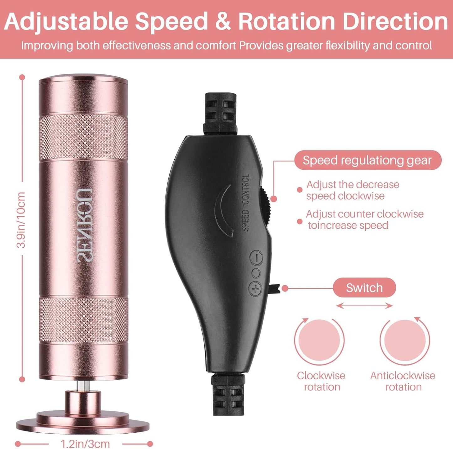 Electric Foot Callus Remover, 2-in-1 Electric Foot Filer/Nail Filer, Callus Remover for Feet with 60Pcs+12Pcs Sandpaper Discs，Holiday Gift Foot Repair Tool, Champagne Gold