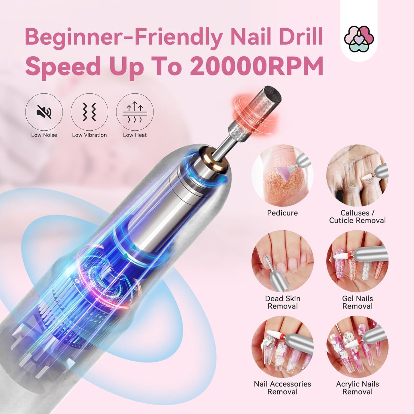 Saviland Acrylic Nail Kit for Beginners: Keratin Acrylic Powder Castor Oil Vitamin E Gel Nail Polish Primer 180W Nail Lamp Nail Drill Full Tools Everything Home Starters