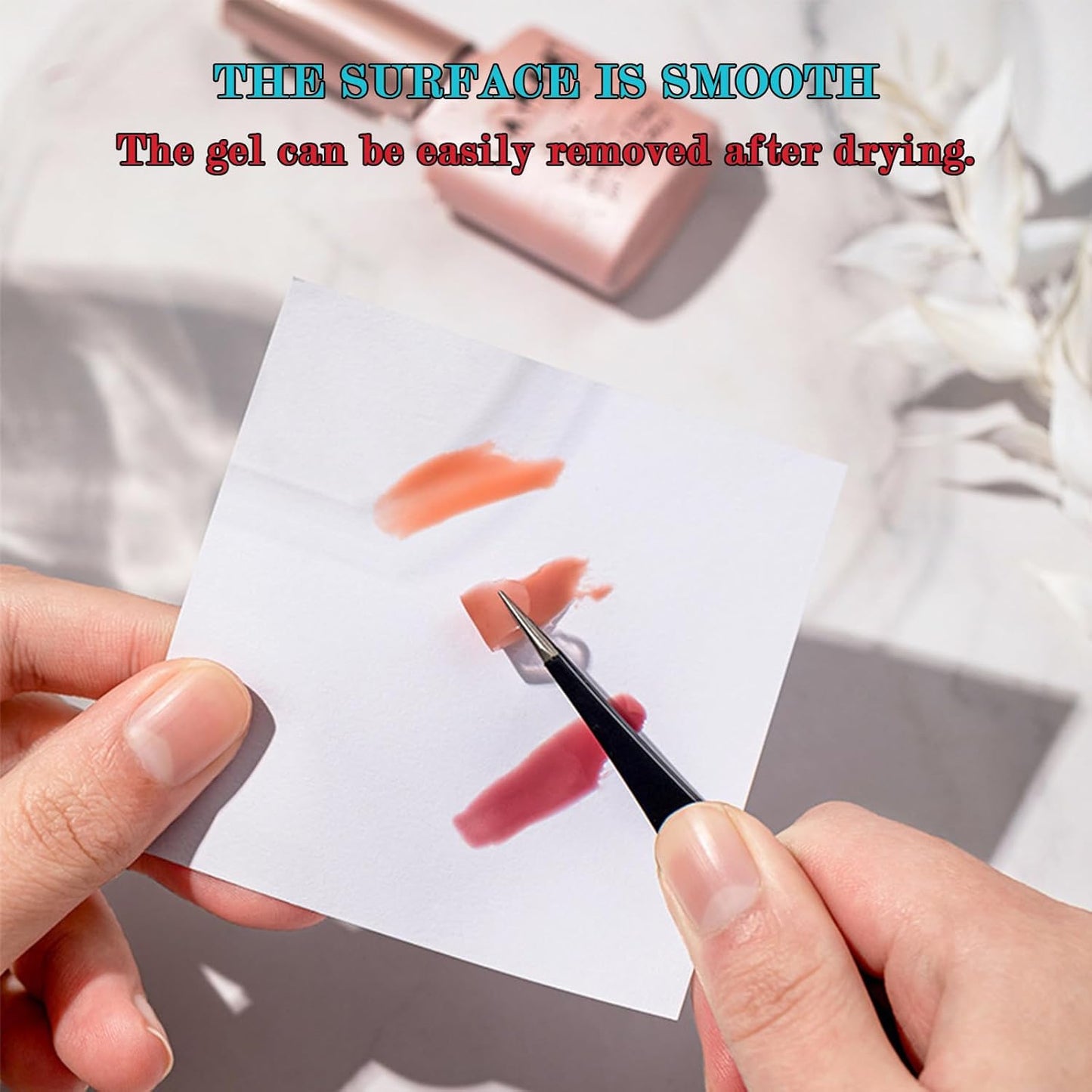 Nail art palette nail polish palette disposable nail mixing palette papers portable waterproof drawing makeup palette nail gel mixing tool 100pcs US241