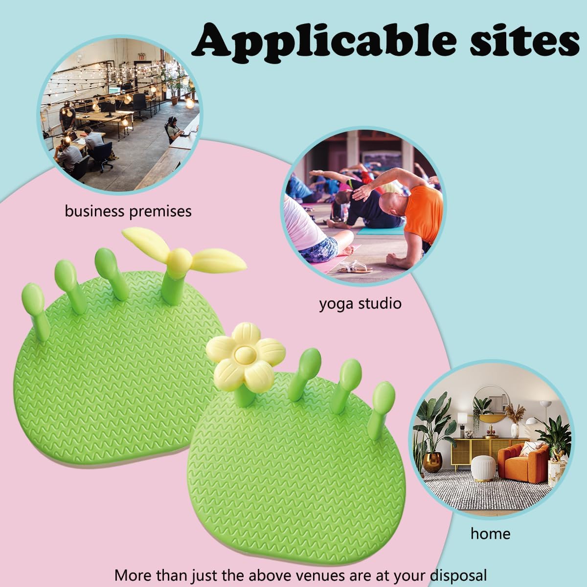 Toe Separators for Overlapping Toes Women,Flowers and Leaves Calf Trainer Toe Separators for Women,Bunion Corrector Thin Leg Exerciser,Suitable Having Plantar Fasciitis,Bunions,Other Foot Pain