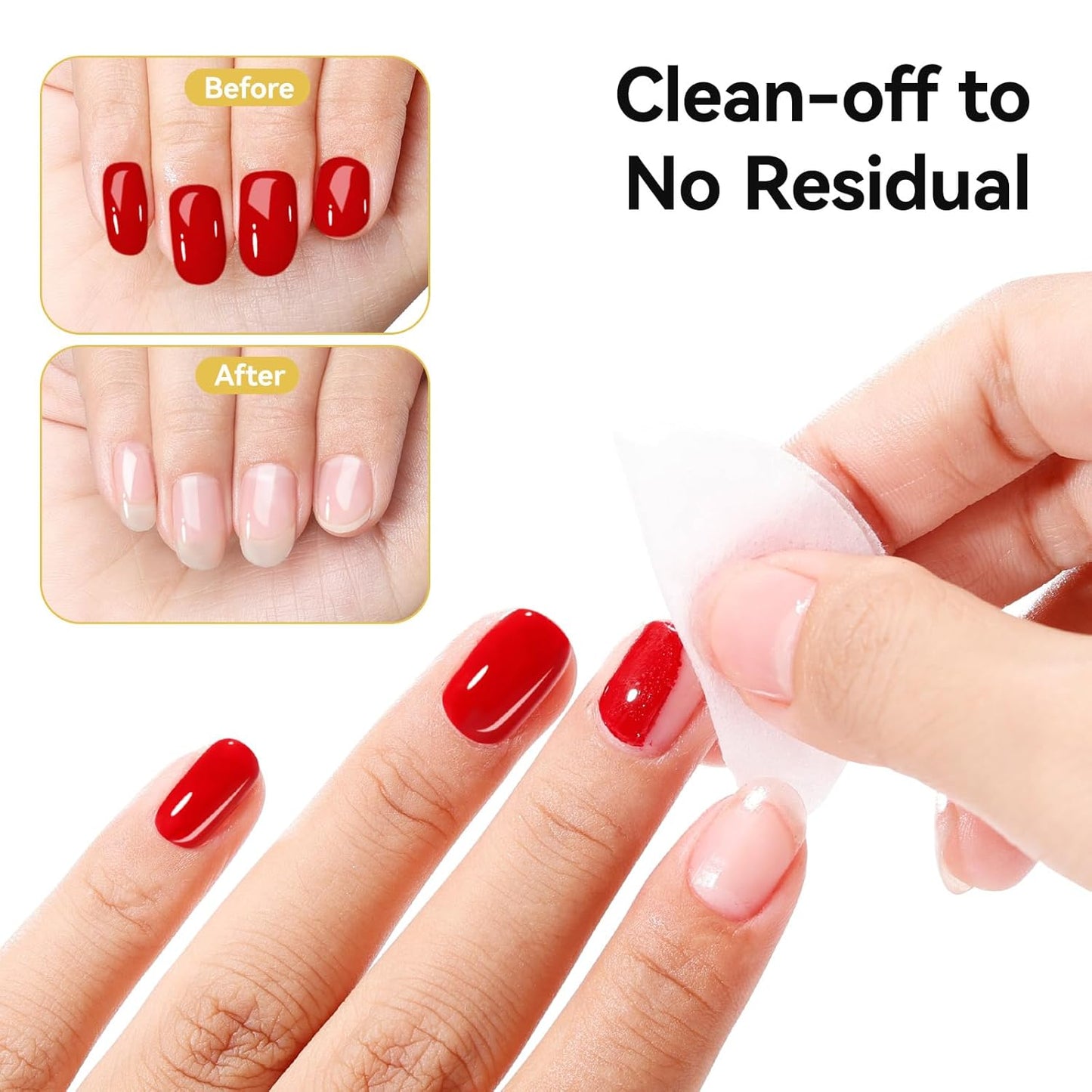 Nail Polish Remover Non-acetone, 5-10s Fast Remover for Regular Nail Polishes, Reusable Push-Down Pump Dispenser, No Toxic Gentle Removal, Rich in VE Non-Drying, 5.46 fl. oz