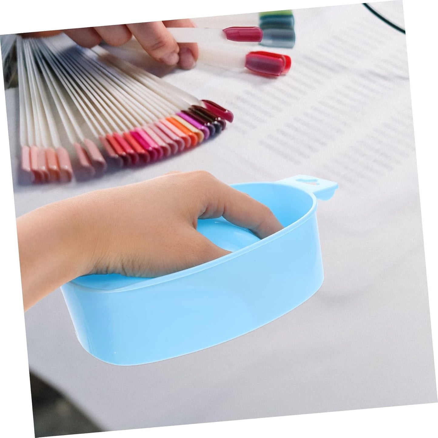 Deep Manicure Soaking Bowl Nail Soaking Bowl Set Dampen Dish for Hands Safe for Use