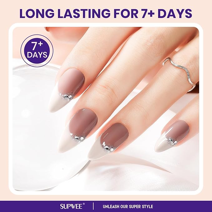 Brown Quick Dry Nail Polish, 16ml Air Fast Dry Regular Nail Polish Lacquer High Glossy Fall Finger Nail Manicure DIY Nail Art Salon Gift for Women Girl
