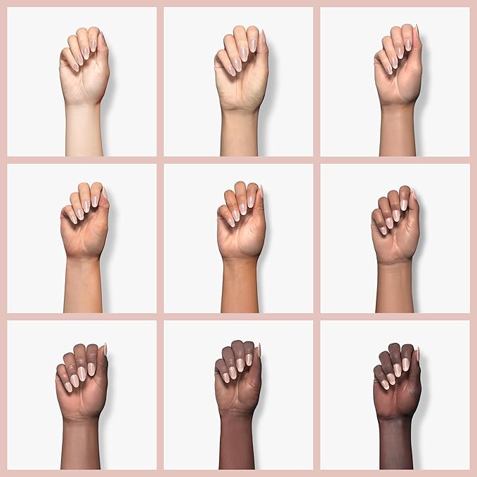 Sally Hansen Color Therapy Nail Polish | Biotin, Argan Oil, Long Lasting, Healthy Nails, Nail Strengthener, Semi-Opaque | 539 Bare Kiss | Nude Pink Nail Color