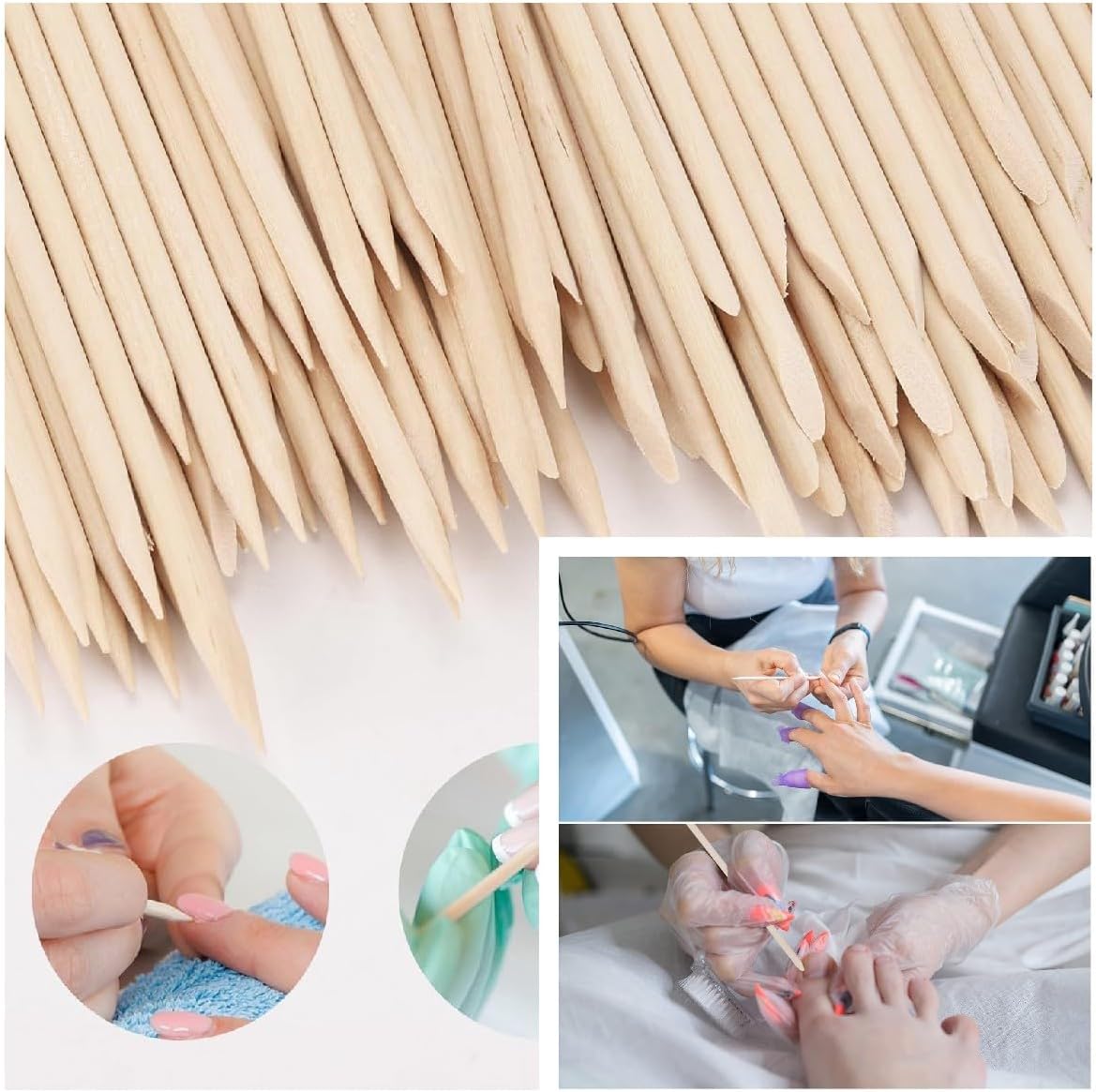 350pcs 80/80 Grit Nail Files Set, Manicures Pedicures Nails Emery Boards File Professional Nail Art Tools for Home,Salon,Clients,Strong, 2 Sided