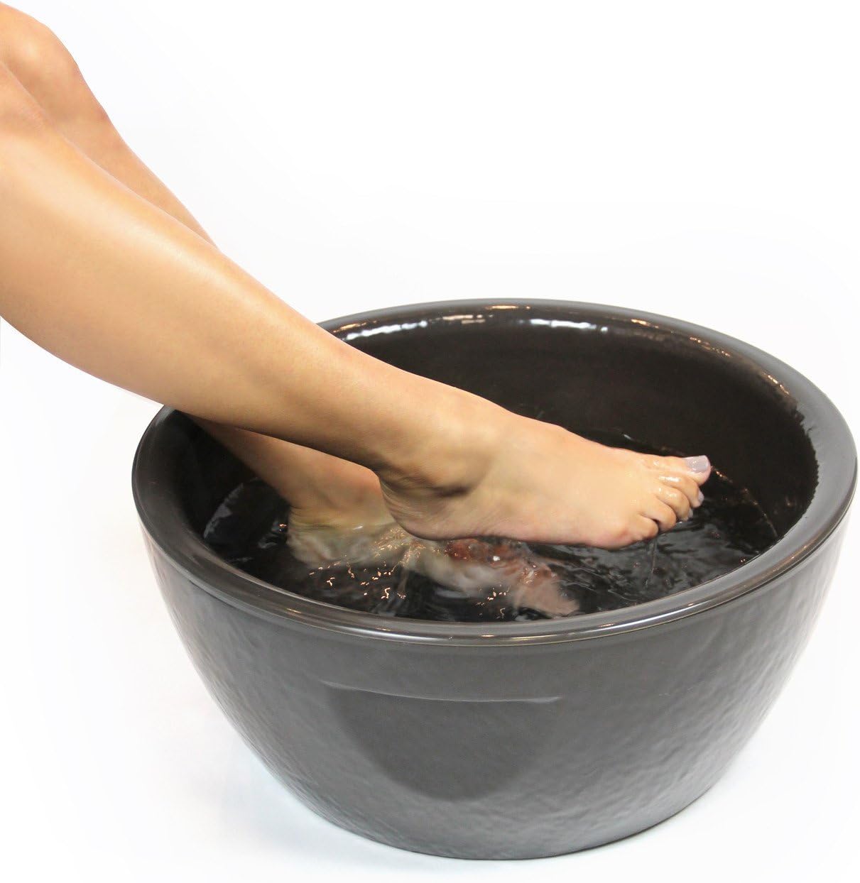 Noel Asmar Signature Pedicure Bowl - Eco friendly and Recyclable, Made from Resin - BPA and Toxin Free (Espresso)