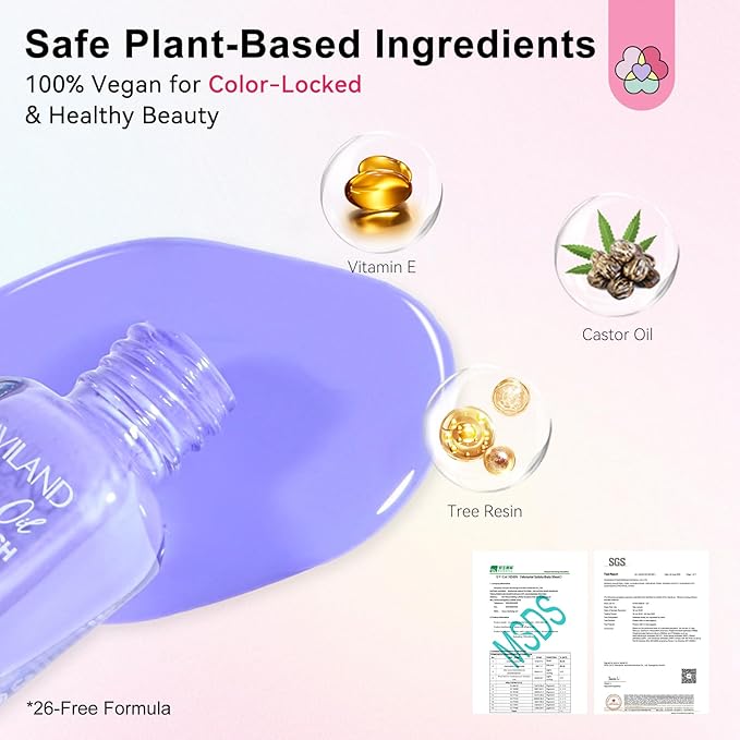 SAVILAND Color Artistry Fall Nail Polish Set: Quick Dry 24 Color Regular Nail Polish Kit Orange Red Brown Glitter Finger Bulk Fingernail Polish Set Non Gel Castor Oil Vitamin E Nail Lacquer Women Home