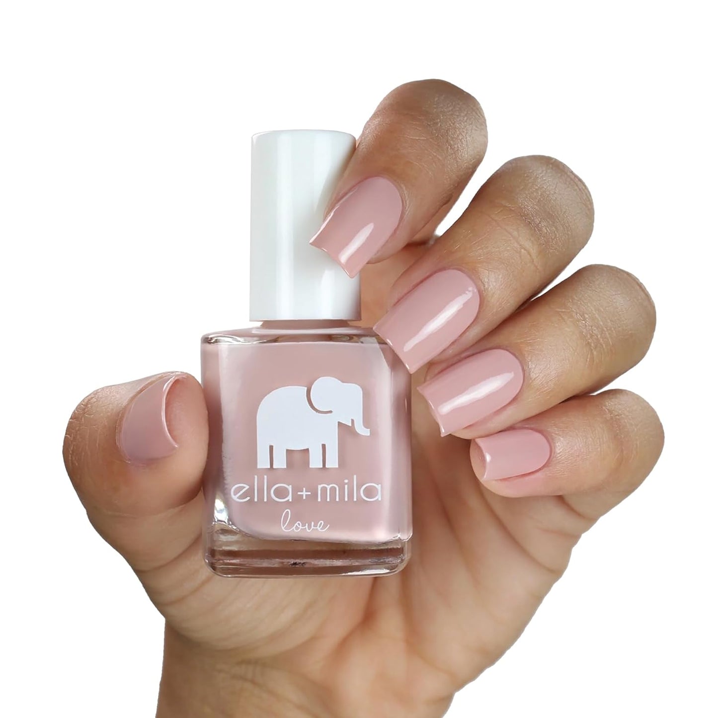 ella+mila Professional, Quick Dry, Long-Lasting & Chip-Resistant Pink Nail Polishes (Forever Mine - 0.45 fl oz)