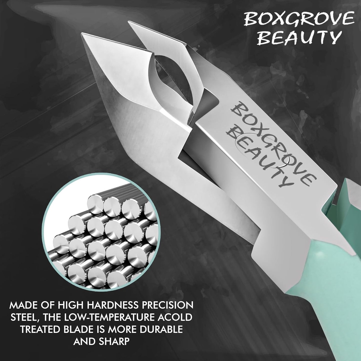 Professional Cuticle Cutter & Pusher Trimmer Manicure Tools with Double Spring– Perfect Nail Care Tool for Manicure & Pedicure Beauty at Home/Spa/Saloon