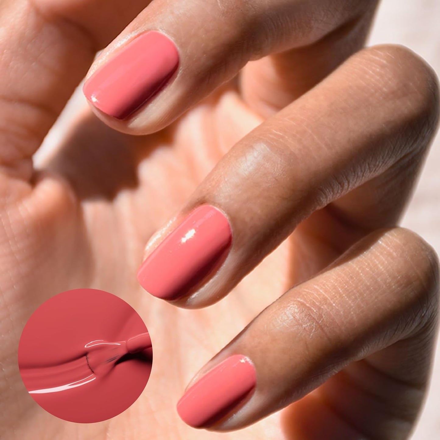 Manucurist - Green Bois de Rose Nail Polish - Dusty Pink Nail Polish - 9-Free, Vegan and Plant-Based - Manicure - Made in France - 0.5 fl oz