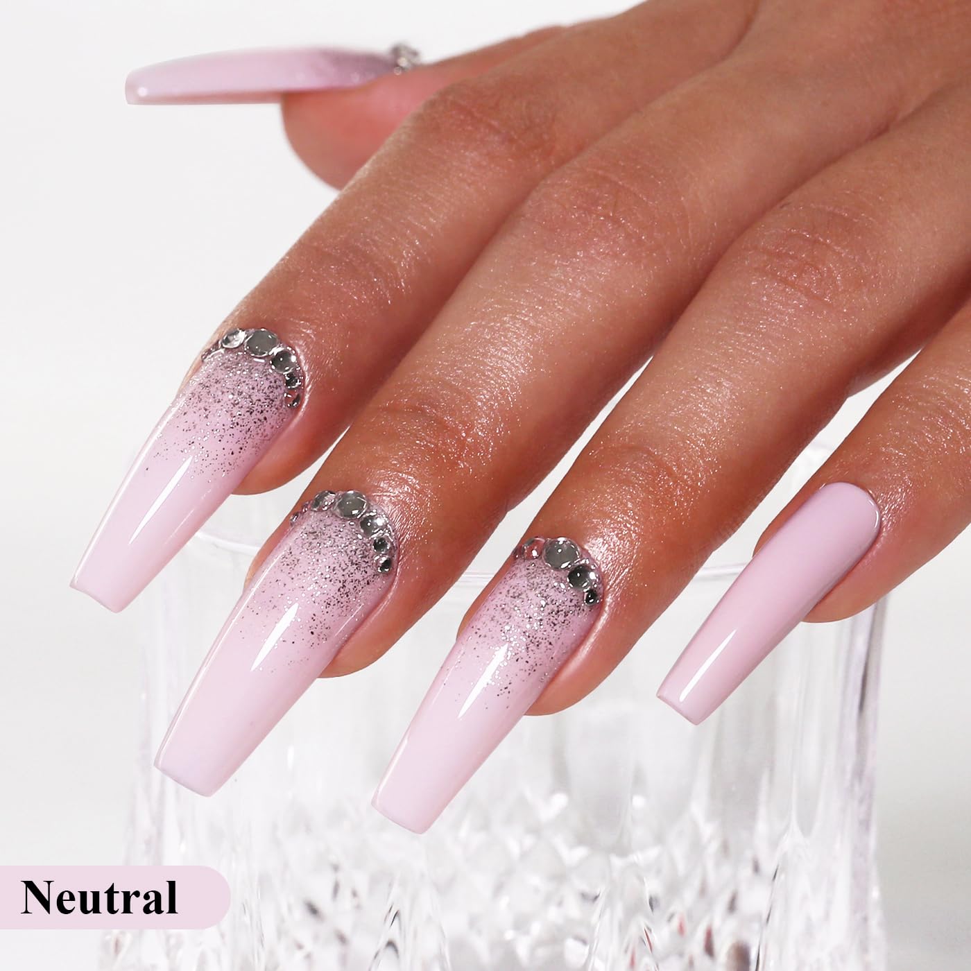 Imtiti Nude Gel Nail Polish, Neutral Nail Gel Polish High Gloss Soak Off UV LED Spring Summer Nail Art Manicure Salon DIY Design 10ML