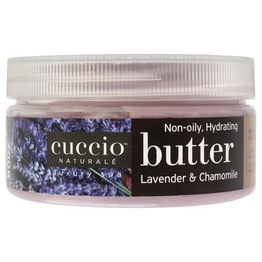 Cuccio Naturale Butter Blends - Ultra-Moisturizing, Renewing, Smoothing Scented Body Cream - Deep Hydration For Dry Skin Repair - Made With Natural Ingredients - Lavender & Chamomile - 8 Oz