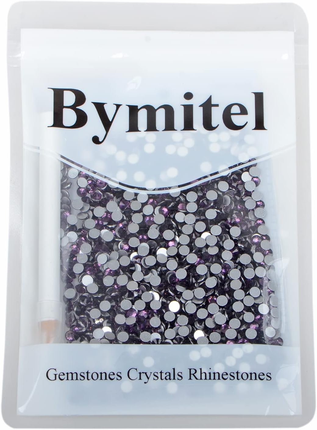 1440PCS Art Nail Rhinestones Non Hotfix Glue Fix Round Crystals Glass Flatback for DIY Jewelry Making with one Picking Pen (ss16 1440pcs, Tazanite)