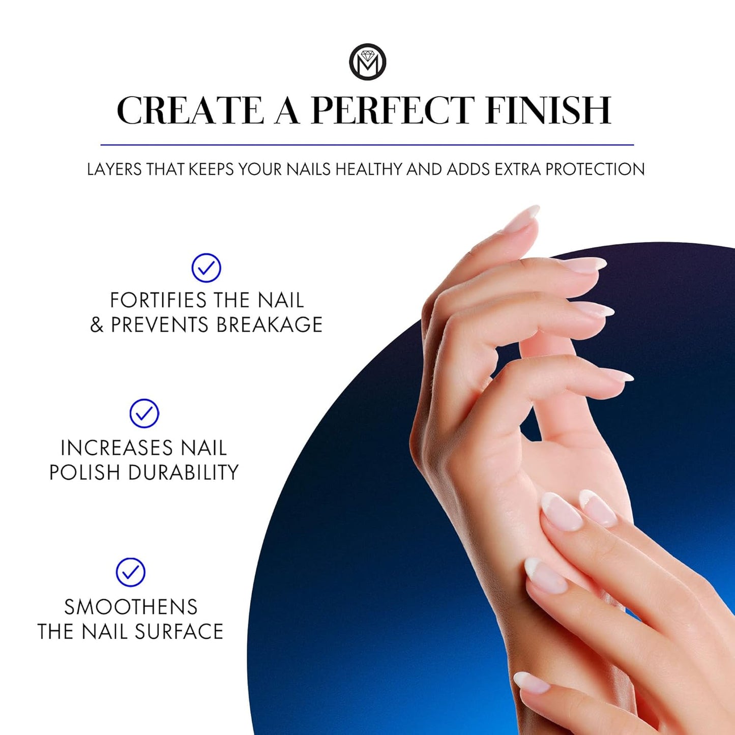 JOYA MIA - No Wipe Matte Top Coat for Acrylic & Gel Nails, Long-Lasting Soak-Off Top Coat, 15 mL