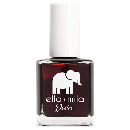 ella+mila Professional, Quick Dry, Long-Lasting & Chip-Resistant Red Nail Polishes (Lip Stain - 0.45 fl oz)