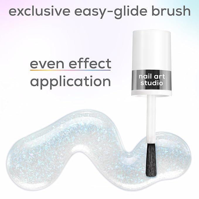 essie Nail Art Studio Special Effects Polish, Shimmer, Vegan, Pink Nail Polish, Astral Aura, 0.46 Fl Oz
