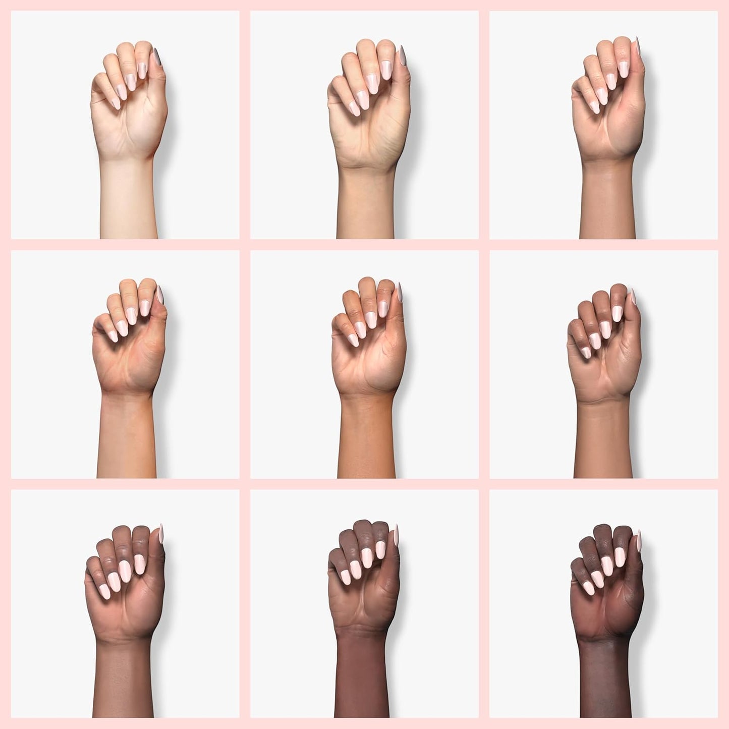 ella+mila Professional, Quick Dry, Long-Lasting & Chip-Resistant Pink Nail Polishes (Barefoot - 0.45 fl oz)