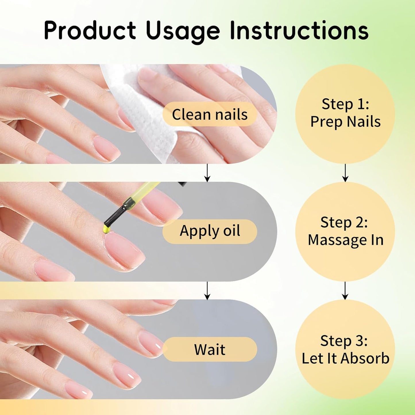 Cuticle Oil for Nails - Nourishing & Strengthening Nail Care Treatment, Moisturizes Dry Cuticles to Prevent Hangnails, Promotes Healthy Growth & Shine, 0.5 Fl Oz
