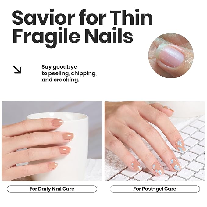 Bettles Jelly Nail Polish Set - Twilight Nude 6 Colors Quick Dry Nail Polish Kit Sheer Nude Pink Brown Regular Neutral Colors Nail Lacquer DIY Manicure Art Salon Fall Gift for Women