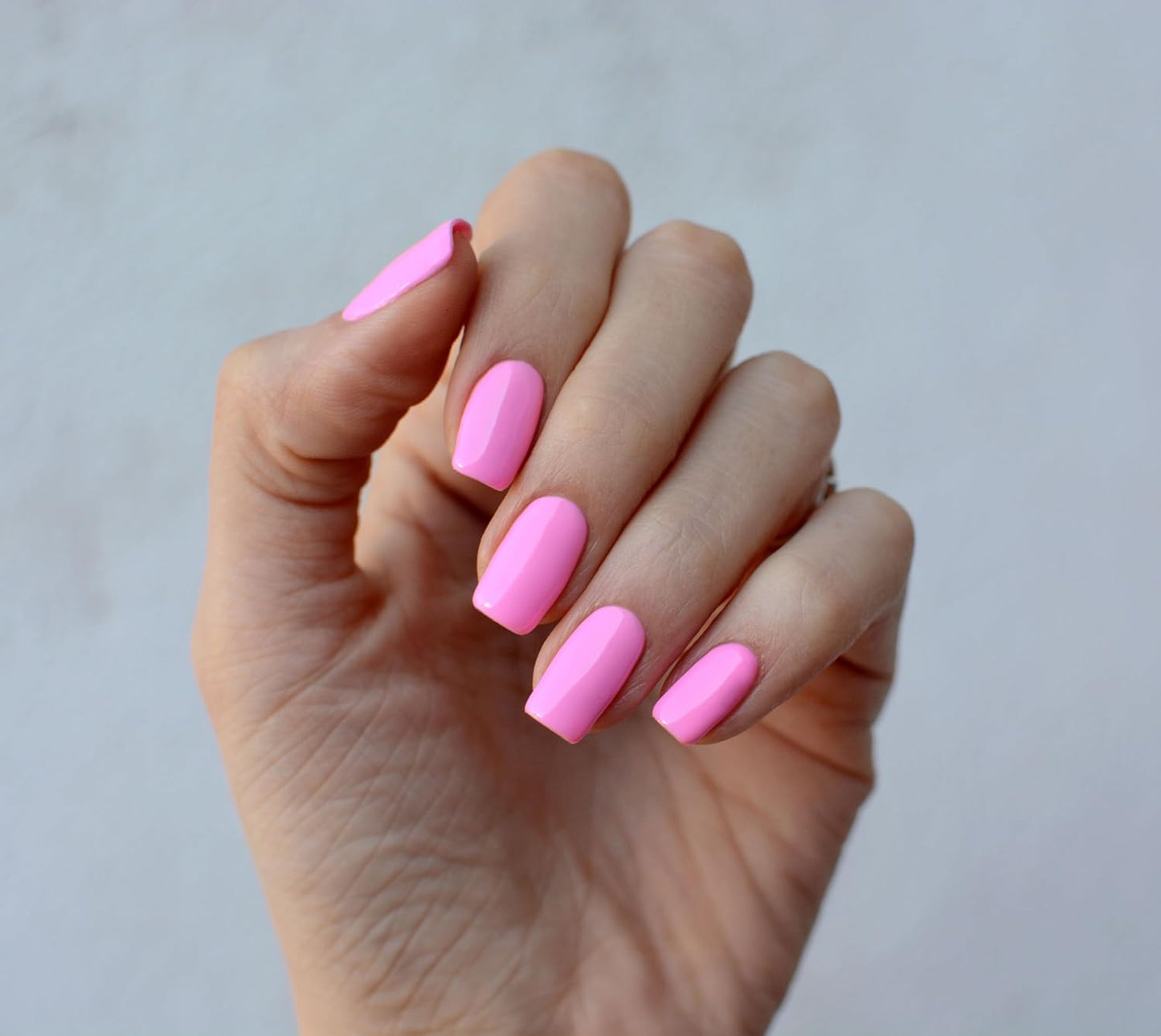 PINK MASK Gel Color Nail Polish Girl Power 15ml / o.5 oz - UV/LED Gel Polish, Non Wipe, Long Lasting, Soak Off Formula