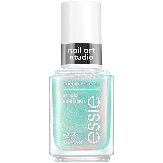 essie Nail Art Studio Special Effects Chrome Polish, Vegan, Aqua Nail Polish, Mystic Marine, 0.46 Fl Oz