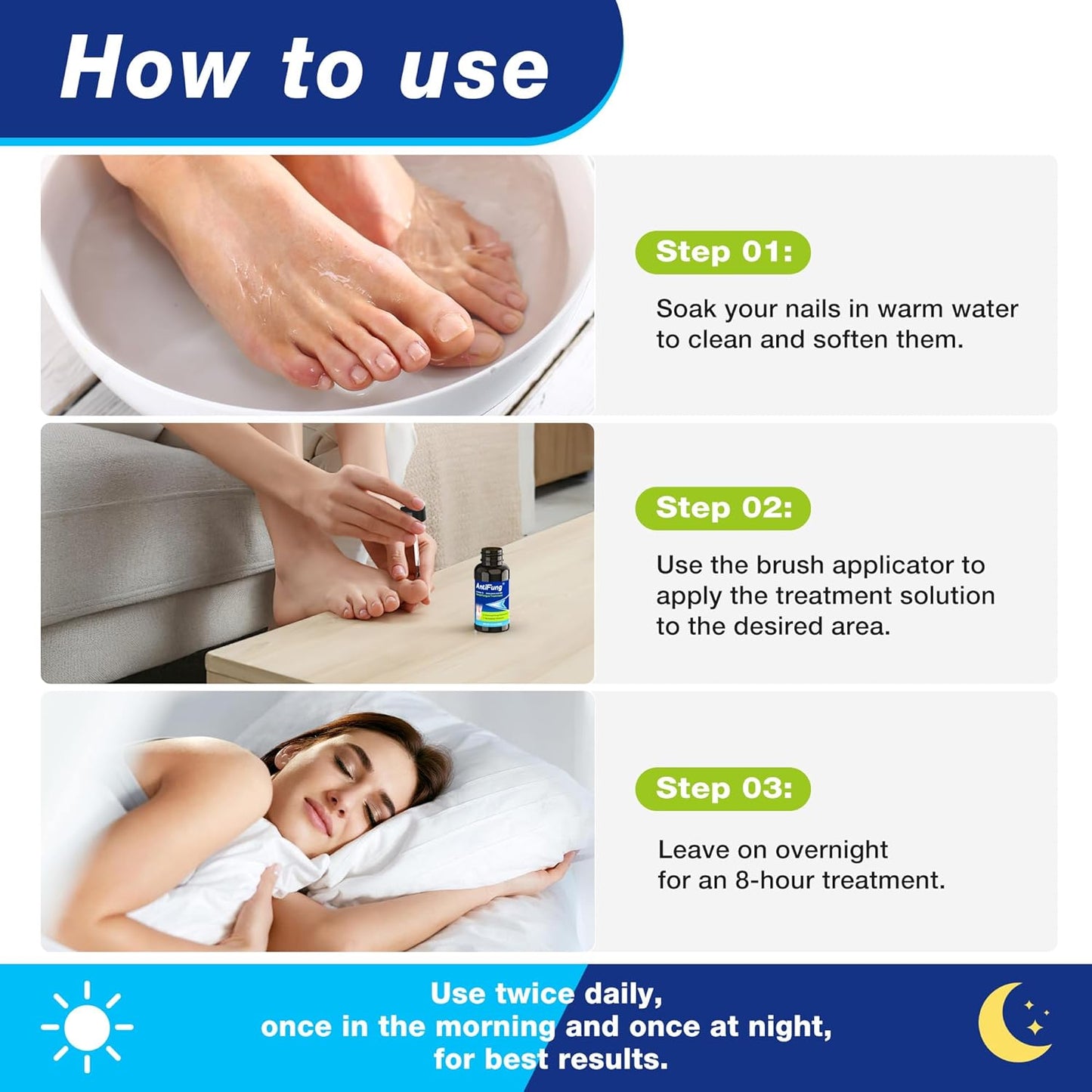 Toenail Fungus Treatment Extra Strength – Nail Repair for Damaged Nails, Thick, Yellow, and Discolored Toenails – Fast Acting Formula for Fungus Relief with Tea Tree Oil, 30ml / 1oz