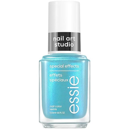essie Nail Art Studio Special Effects Polish, Shimmer, Riviera Rush, Blue Nail Polish, Vegan, Bikini Snapped, 0.46 fl oz