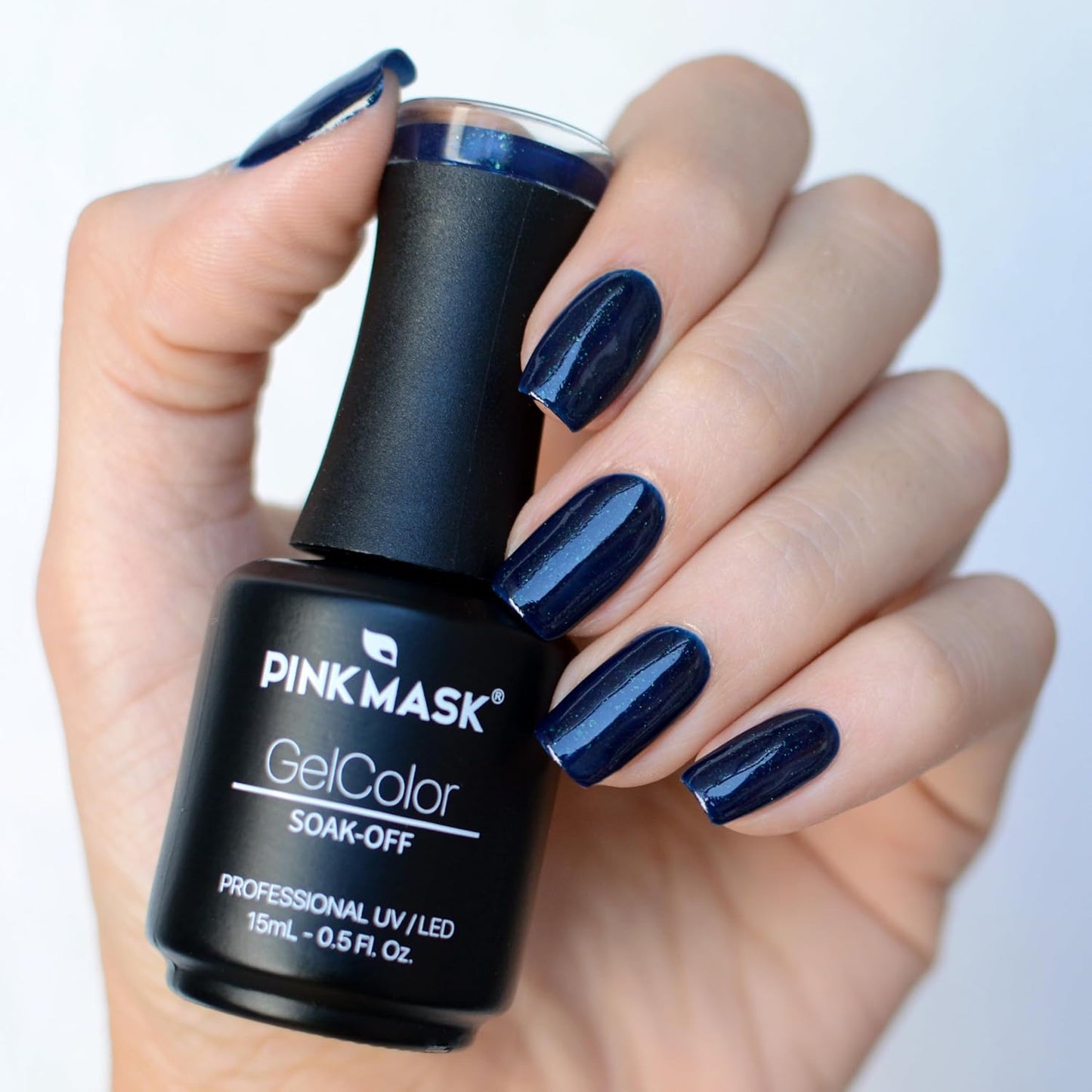 PINK MASK Gel Color Nail Polish Suspicious Mind15ml / o.5 oz - UV/LED Gel Polish, Non Wipe, Long Lasting, Soak Off Formula