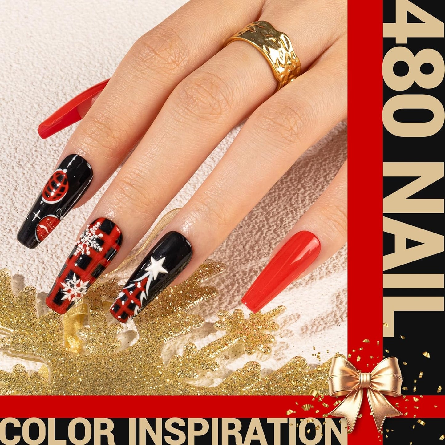 MelodySusie Thick Gel Nail Polish,15ML Black Abyss Color Soak Off UV LED Gel Polish Gift for Women Nail Art Manicure Salon DIY Nail Design Decoration at Home-480