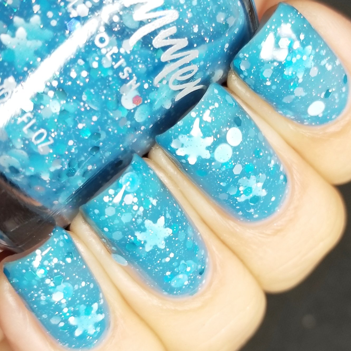 KBShimmer Snow Much Fun Nail Polish- 0.5 oz Full Sized Bottle