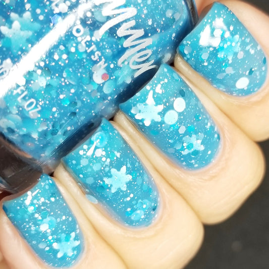 KBShimmer Snow Much Fun Nail Polish- 0.5 oz Full Sized Bottle