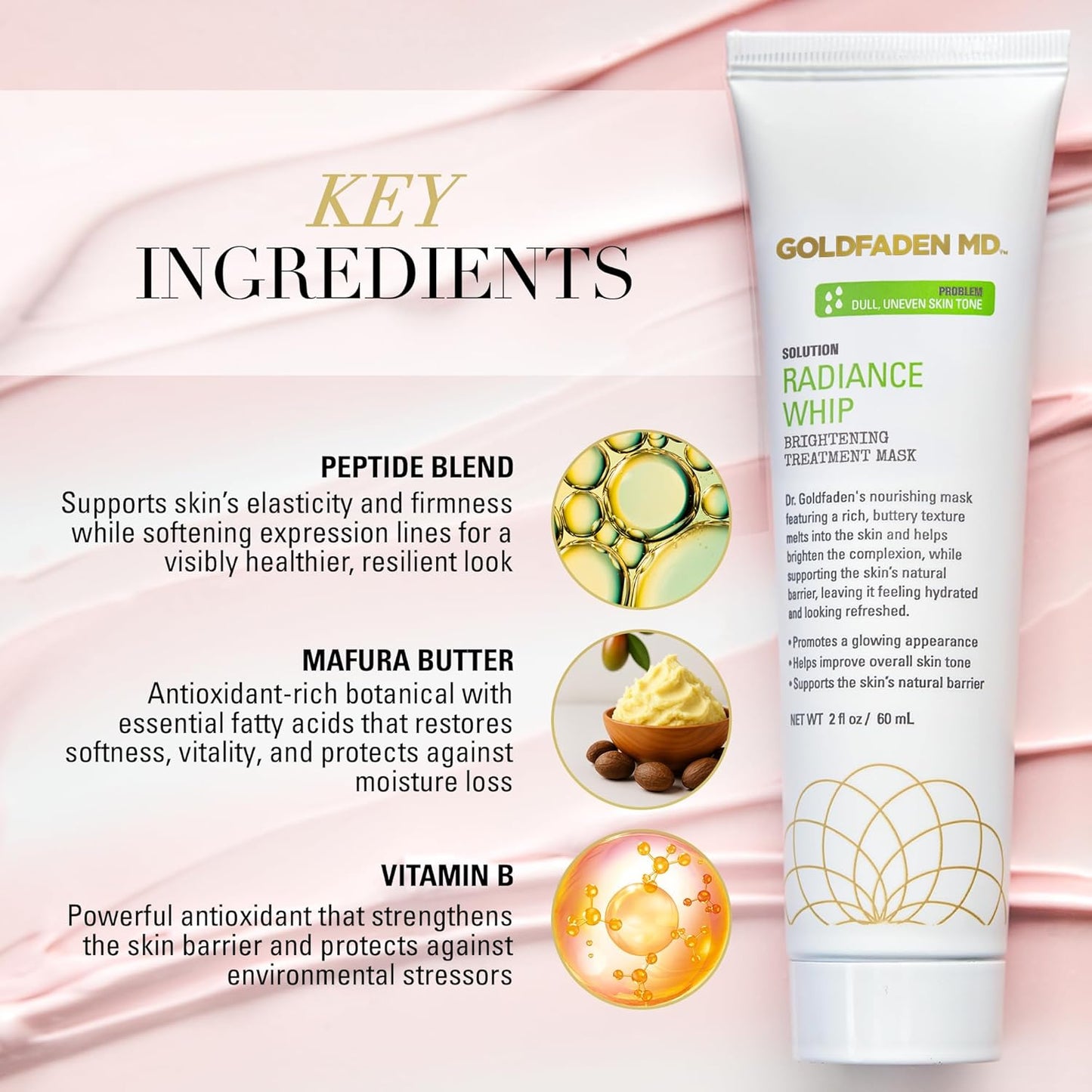 GOLDFADEN MD Radiance Whip Treatment Mask - 60ml