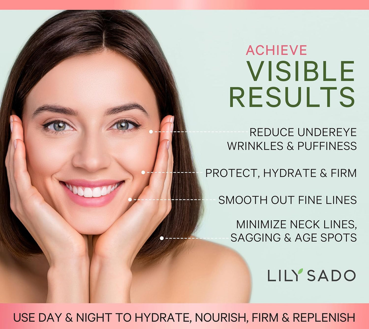 LILY SADO Rose Berry Pink Clay Mask w Rose Water & Fresh Berries - White Tea & Jojoba Beads Gently Exfoliate, Balance & Purify to Prevent Acne & Blackheads - 4 oz