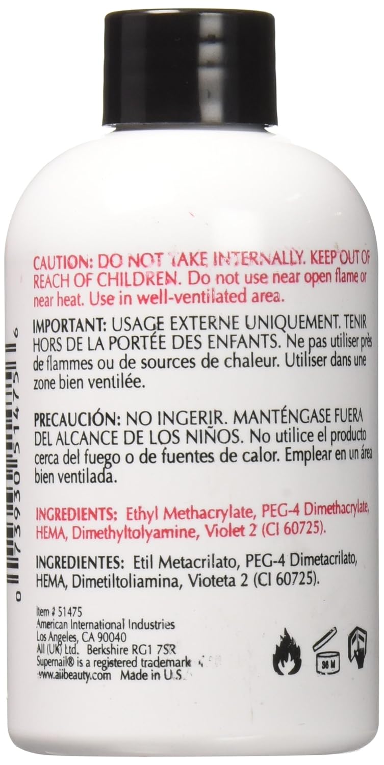 SuperNail Professional Liquid - 4oz / 118ml.