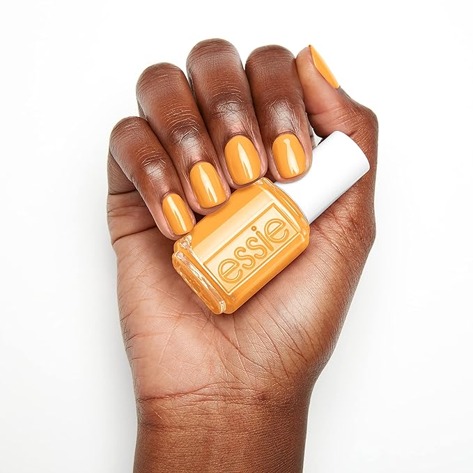 essie Salon-Quality Nail Polish, 8-Free Vegan, Bright Yellow, Check Your Baggage, 0.46 fl oz (Pack of 2)