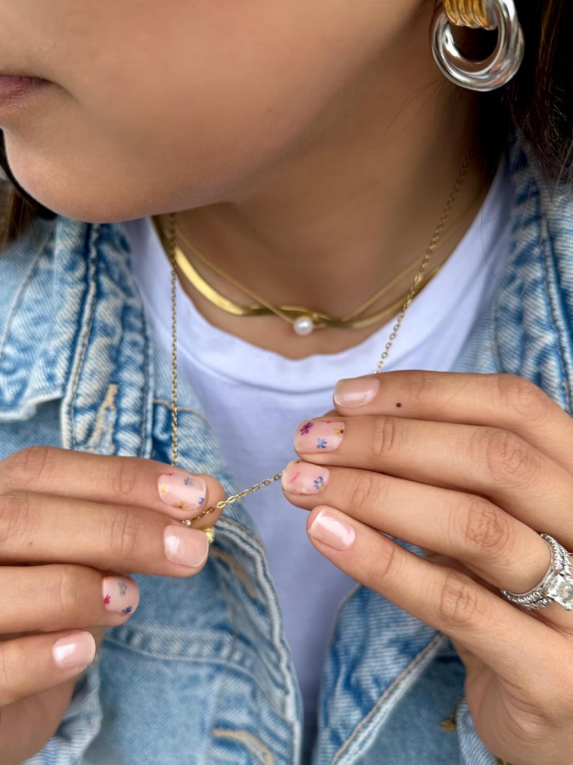 NOVA, Female Founded, Semi Cured Gel Nail Strips (Wildflower) - The 10 Minute Manicure. Salon-Quality, Works w/Any Lamp, Easy to Apply - Incl. Nail File & Stick (Wildflower)