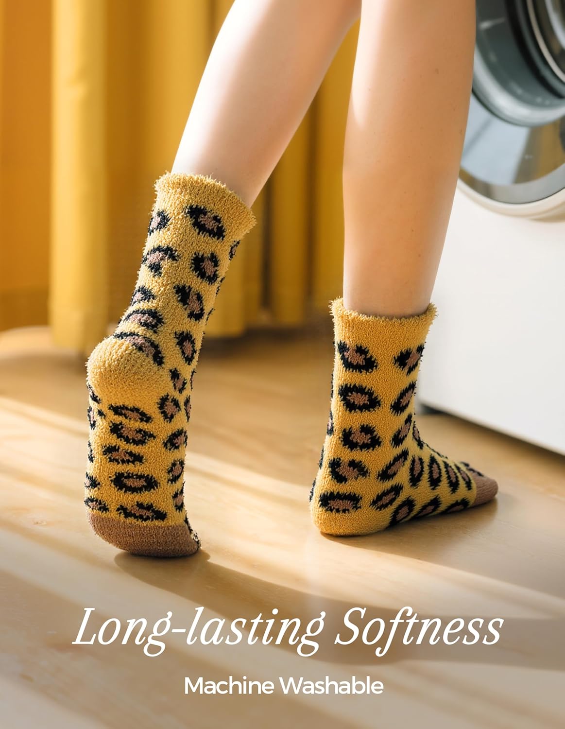 TEHOOK Warm & Cozy Gifts for Women, Stocking Stuufers, Fluffy Fuzzy Plush Sleeping Slipper Socks - Soft Warm Fabric