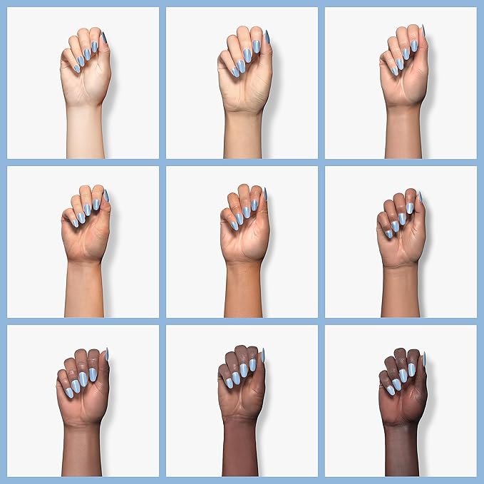 beetles Blue Gel Polish 15ml Light Blue Nail Gel Soak Off Uv LED Nail Lamp Gel Polish Nail Art Manicure Salon DIY Home Solid Gel 0.5Oz Diy home Gift for Women