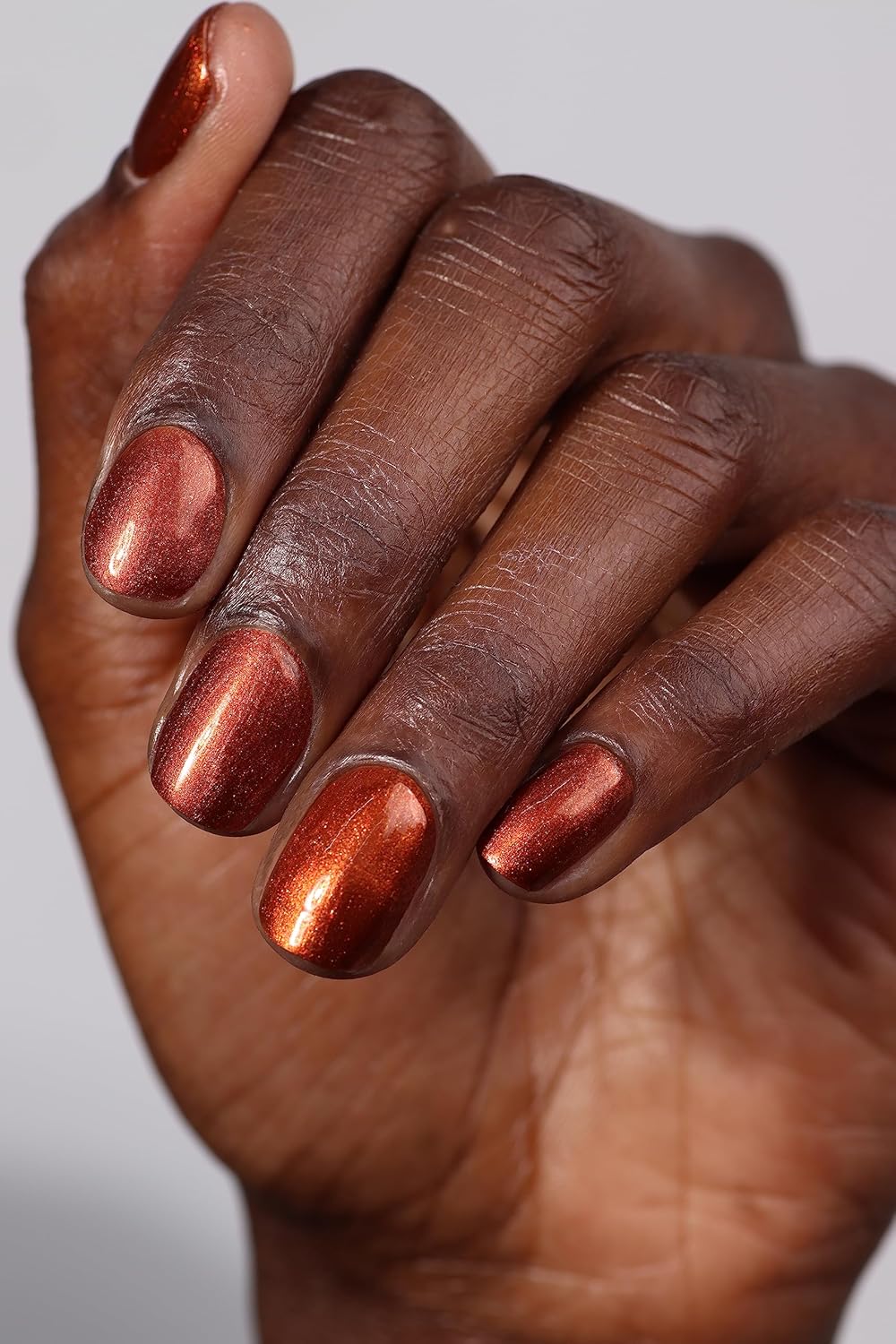LONDONTOWN lakur Nail Polish - Chip-Resistant, Non-Toxic, Conditions & Hydrates Nails | Metallic Cinnamon, Posh Forever, .40 fl oz