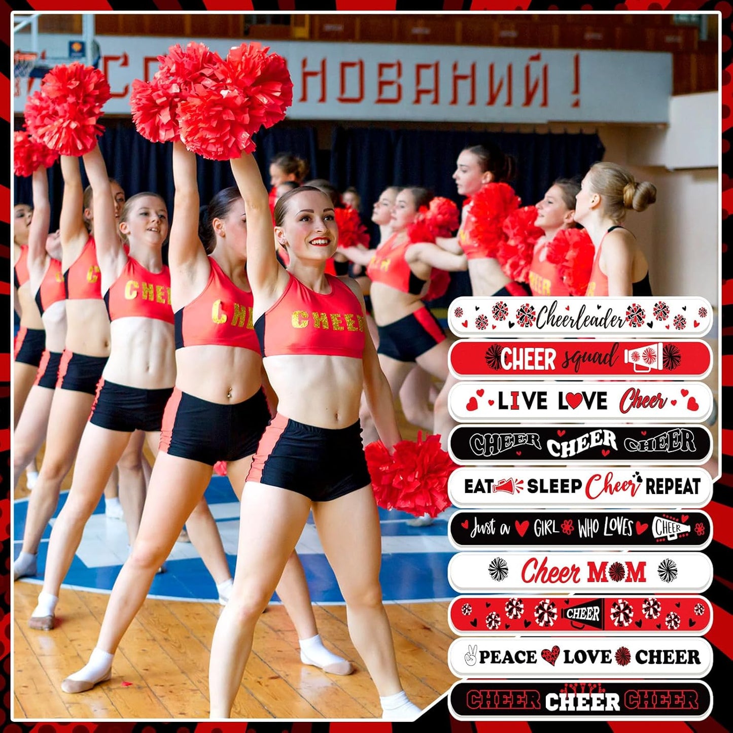 50 Pack Cheerleader Gifts Bulk for Team Funny Cheerleaders Nail Files Party Favors Cheer Gifts Cheerleading Favors for Women Girls Teammates