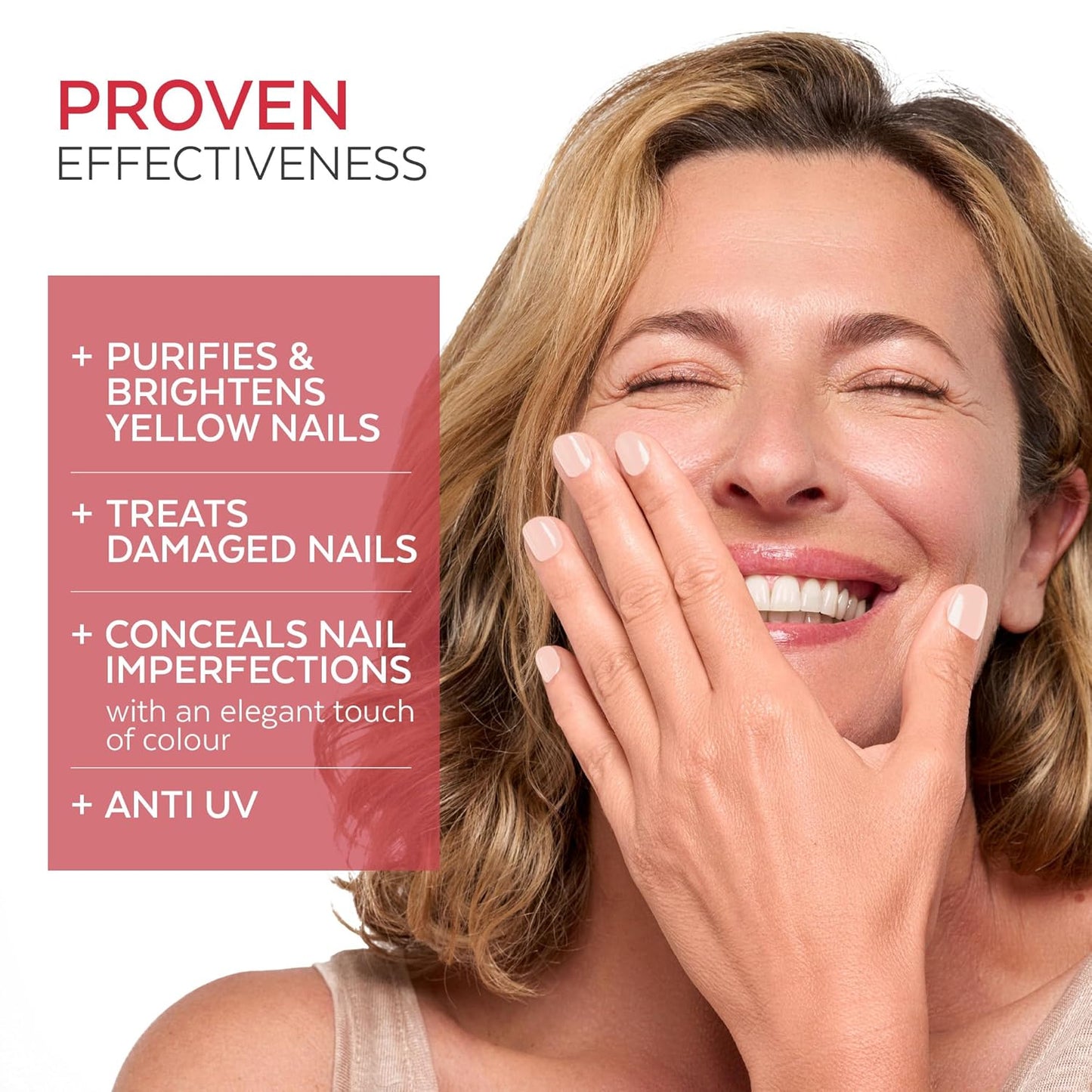 PODERM - Nail Polish – Enriched with Tea Tree – Improves nail appearance – Ingredients Natural/Vegan - foot/hand - Swiss Made (Powder Pink)