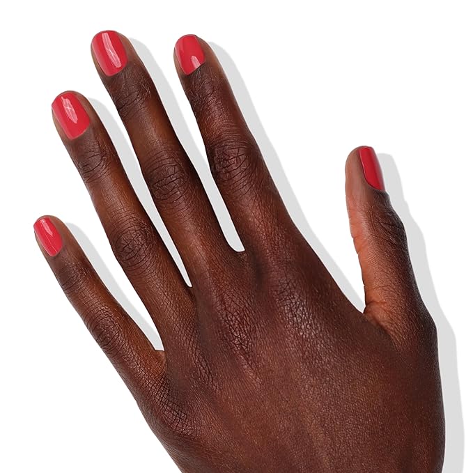LONDONTOWN Blush Red Crème Nail Polish, Flushed Cheeks lakur, Vegan Chip-Resistant Long-Lasting Nail Lacquer, 40 fl oz (Pack of 2)