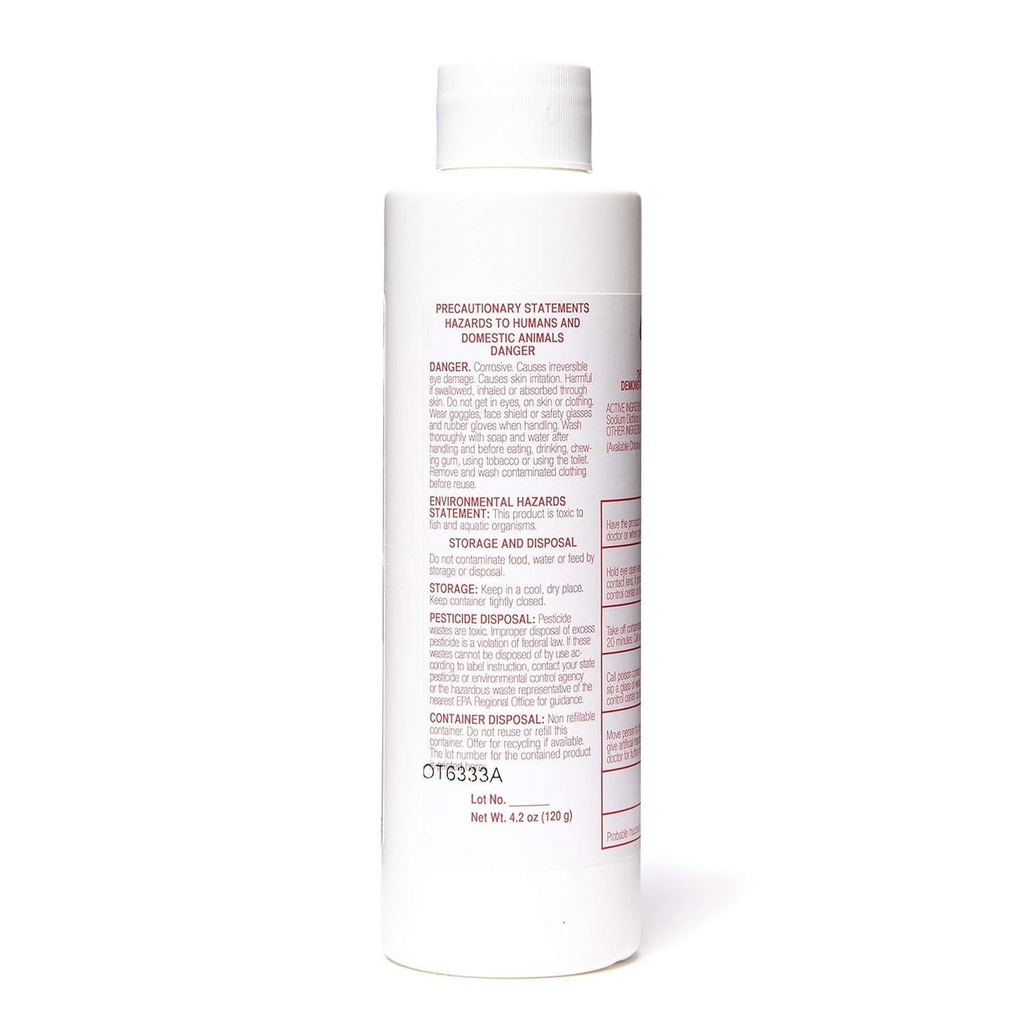 DiSorb Suction Canister Sterilizer Absorbent Powder - Absorbs Bodily Fluids & Blood - For Hospitals, Health Care Facilities, Veterinary Clinics - EPA Approved Solidifier - 1500cc -100 Bottles Per Case